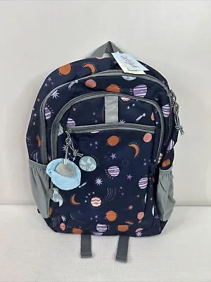 Cat And Jack 17” Classic Backpack Space Theme With Planet Plush Brand New • $14.99