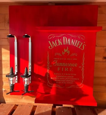 £50 • Buy Rustic  Bar Shelf With  Twin Optic Man Cave Fire 