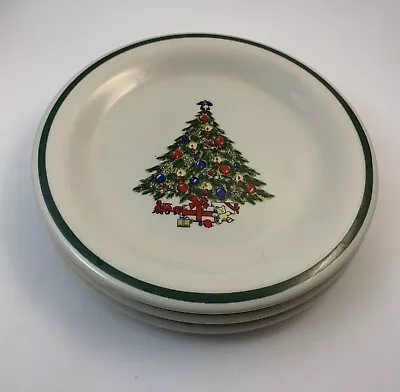 3 Mt Clemens Holiday Dishware Christmas Tree Salad/bread Plates 7.5  • $18.69