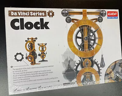 New Sealed Da Vinci Series 8 Clock #18150 Academy Hobby Model Kits Collectible  • $5.99