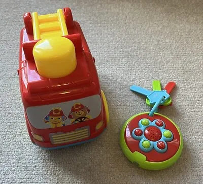 Press & Go Fire Engine And Keys With Sound Effects Baby Toys • £5.95