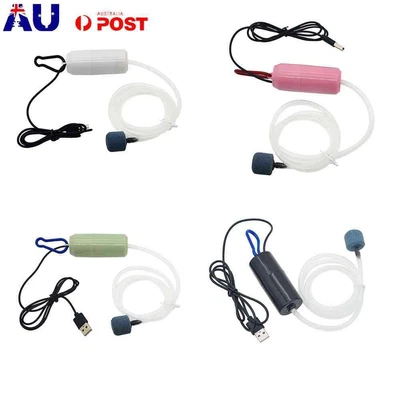 $10.64 • Buy Aquarium Air Pump Fish Tank Mini Compressor USB Power Aerator Aquatic Accessory