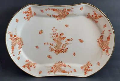 Mikasa Bone China Eastwind Rust And Gold Floral 14  5/8  Oval Serving Platter • $29.99