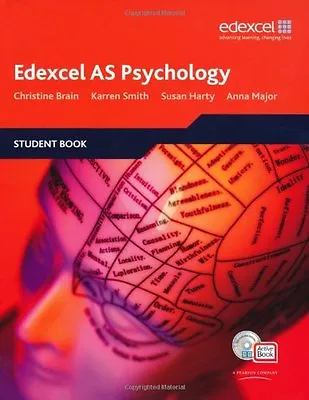 Edexcel AS Psychology Student Book + ActiveBook By Christine Brain Karren Smit • £2.39