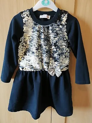 Infant Girl Dark Blue Dress 3 Years • £2.20