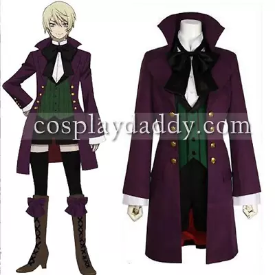 Black Butler II 2 Kuroshitsuji Alois Trancy Anime Outfit Uniform Cosplay Costume • $60