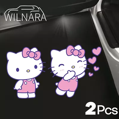 Wireless Car Door Projector Hello Kitty Logo Shadow Laser Courtesy 2x Lights • $18.95