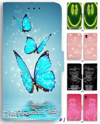 $13.98 • Buy Personalised Text Wallet Phone Cover For OPPO A5 9 15 16 52 53 54 72 73 74 91 94