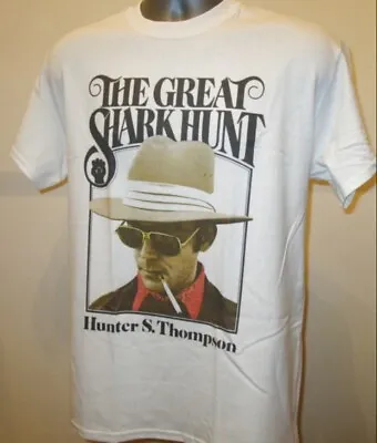 $13.90 • Buy Hunter S Thompson The Great Shark Hunt T Shirt Gonzo Rum Diary Las Vegas New 293
