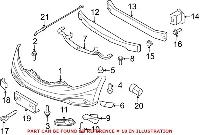 Genuine OEM Front Bumper Tow Eye Cap Hook Cover Unpainted For Nissan Murano • $22.16