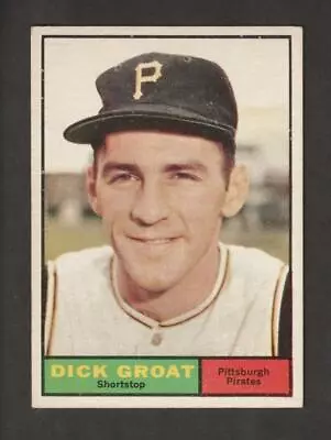 1961 Topps Dick Groat #1 - Pittsburgh Pirates - Ex (1899) • $19.99