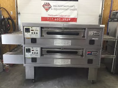 Middleby Marshall PS570G Double Stack Conveyor Pizza Ovens Tested / Working! • $14999