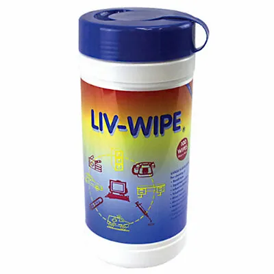 Liv-Wipe Alcohol Wipes 100 Pieces (21 X 14cm) - 70% Isopropyl Alcohol • $9.50