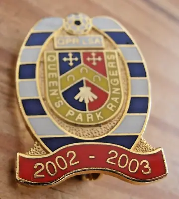 QPR Enamel Football Badge Queens Park Rangers QPR L.S.A. #3 2002/03 • £11.20