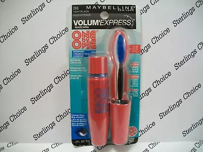 Maybelline Volum' Express One By One Waterproof Mascara #266 Very Black • $19.97