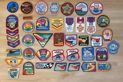 Atari 2600 Activision Club Patch Collection - 1980s Vintage Rare • $3500