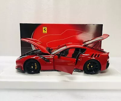 1/18 BBR Ferrari F12 TDF Rosso Corsa 322/black Rims Diecast Full Open Limited • $550