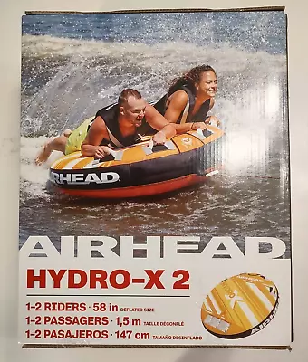 Airhead Hydro X-2 Towable Boat Tube 2 Person Fun! Hydro-X2 NEW • $64.95