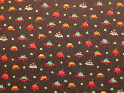 Cotton Needlecord Fabric - Brown - Sold Per Metre • £8.99