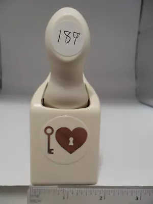 Martha Stewart Holidays Heart Lock & Key Double Craft Punch Valentines Day Craft • $9.95