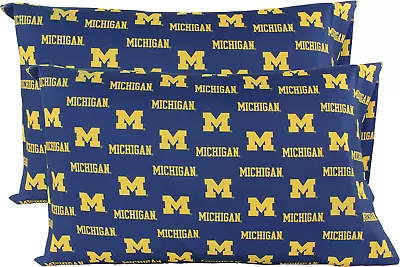 Everything Comfy Michigan Wolverines Pillowcase Pair King 20  X 40  Includes  • $42.99