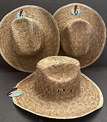 Straw Cowboy Hat Set Of THREE 7-Eleven New With Tags • $34.99