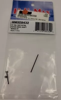 Heli Max CF Tail Skid Tail Rotor Drive Shaft Novus FP Rc Helicopter HMXE8432 • $10.24