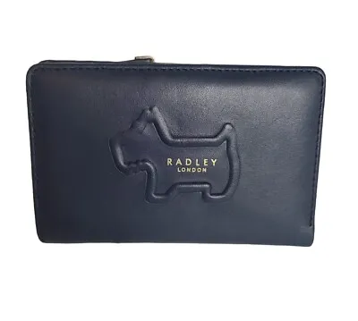 RADLEY LONDON  Heritage Dog   Medium Bi-Fold Wallet  Medium Blue • £40.53