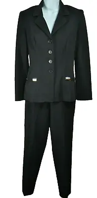 VERTIGO Pour La Ville Paris 2-piece Suit Jacket Size S Pants Size 24 / Black    • $75