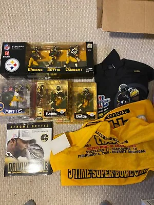 Jerome Bettis McFarlanes Book XL T-shirt And Terrible Towels • $350