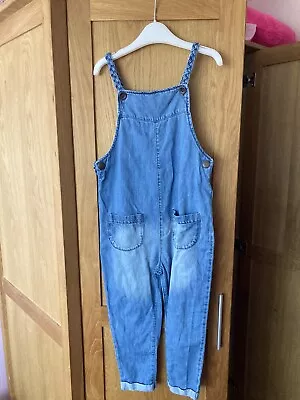 £0.99 • Buy Girls Tencel Denim Dungarees. Tu. Age 4-5 Years