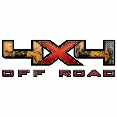 Mossy Oak Graphics 13035-BZ-L Blaze 4X4 'Red X' Style Decal - 16.5  X 6.5  ~ NEW • $16.49