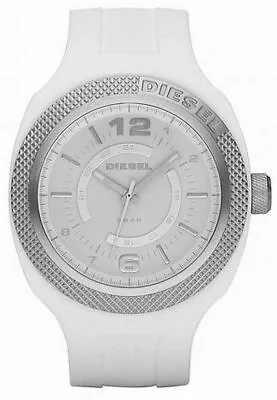 DIESEL SILVER WHITE WATCH DZ1443 GENUINE BRAND NEW PAPERS BOX Never Worn GENUINE • $89.99