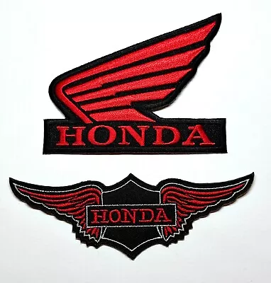 Embroidered Patch - Honda - Motorcycles - Racing - 2-Patch Combo - Iron-on  • $8.50