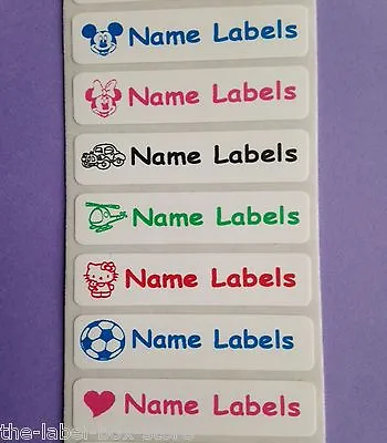 Iron On Clothes School Children Care Home Name Labels Tapes Tags • £3.35