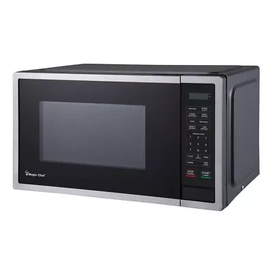 Magic Chef 0.9 Cu. Ft. 900-Watt Countertop Microwave In Stainless Steel • $74.95