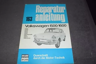 Repair Instructions Repair Manual VW Type 3 1500/1600 First Class • $74.77