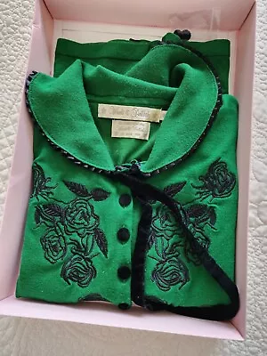 Wheels And Dollbaby Dita Von Teese Cardigan Jacket Size 16AU Emerald Green • $350