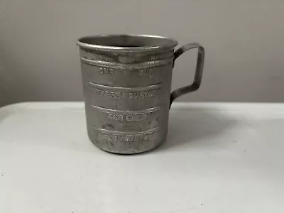 Vintage Aluminum Measuring Cup With Handle 1 C. • $5