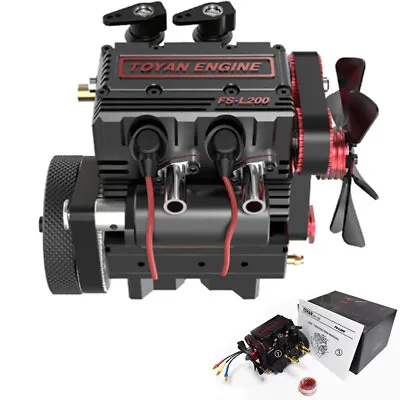 Toyan FS-L200 Twin-Cylinder Four-Stroke Nitro RC Engine • $369.99