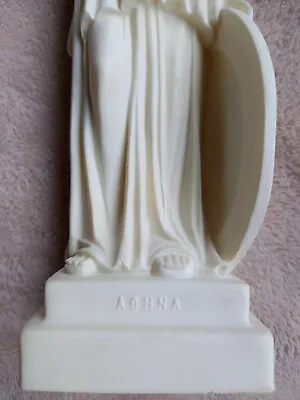 £24 • Buy Alabaster Statue Of Goddess Of War Athena Small Sculpture
