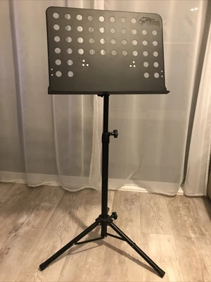 £19.95 • Buy Tiger MUS7-BK Orchestral Music Stand, Fully Adjustable Sheet Music Stand – Black