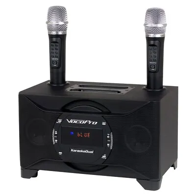 VOCOPRO KARAOKEDUAL Bluetooth BoomBox Wireless System • $269.99