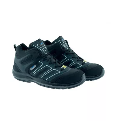 AboutBlu 5035203LA Indianapolis Mid S3 Safety Boots Black • £30