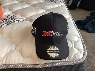 Callaway XHot Black Tour Authentic Adjustable Back Golf Hat • $14.99