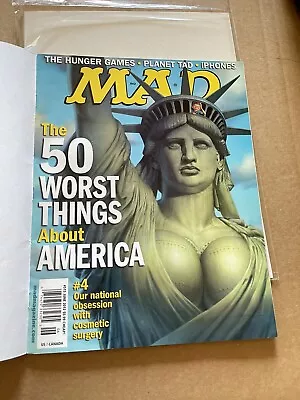 Mad Magazine #515 June 2012 Worst Things VG W/mailer Shipping Included • $16.90