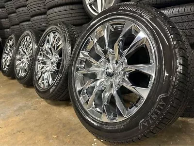 2023 Chevy Silverado 1500 Chrome 22  Snowflakes OEM Wheels Wheels And Tires • $2800