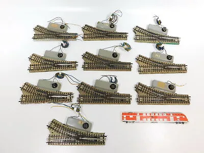 CH34-2 #10x Märklin H0/00/AC E Soft M Track Right For 3600/800 Not Tested • $57.36