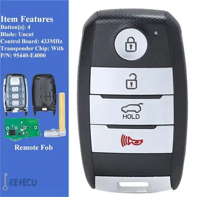 Smart Key Proximity Remote Fob 95440-E4000 For KIA 2015 2016 2017 2018 Soul EV • $43.11