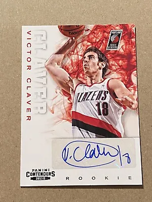Victor Claver 2012-13 Contenders Auto Card # 294 Free Shipping! • $9.99